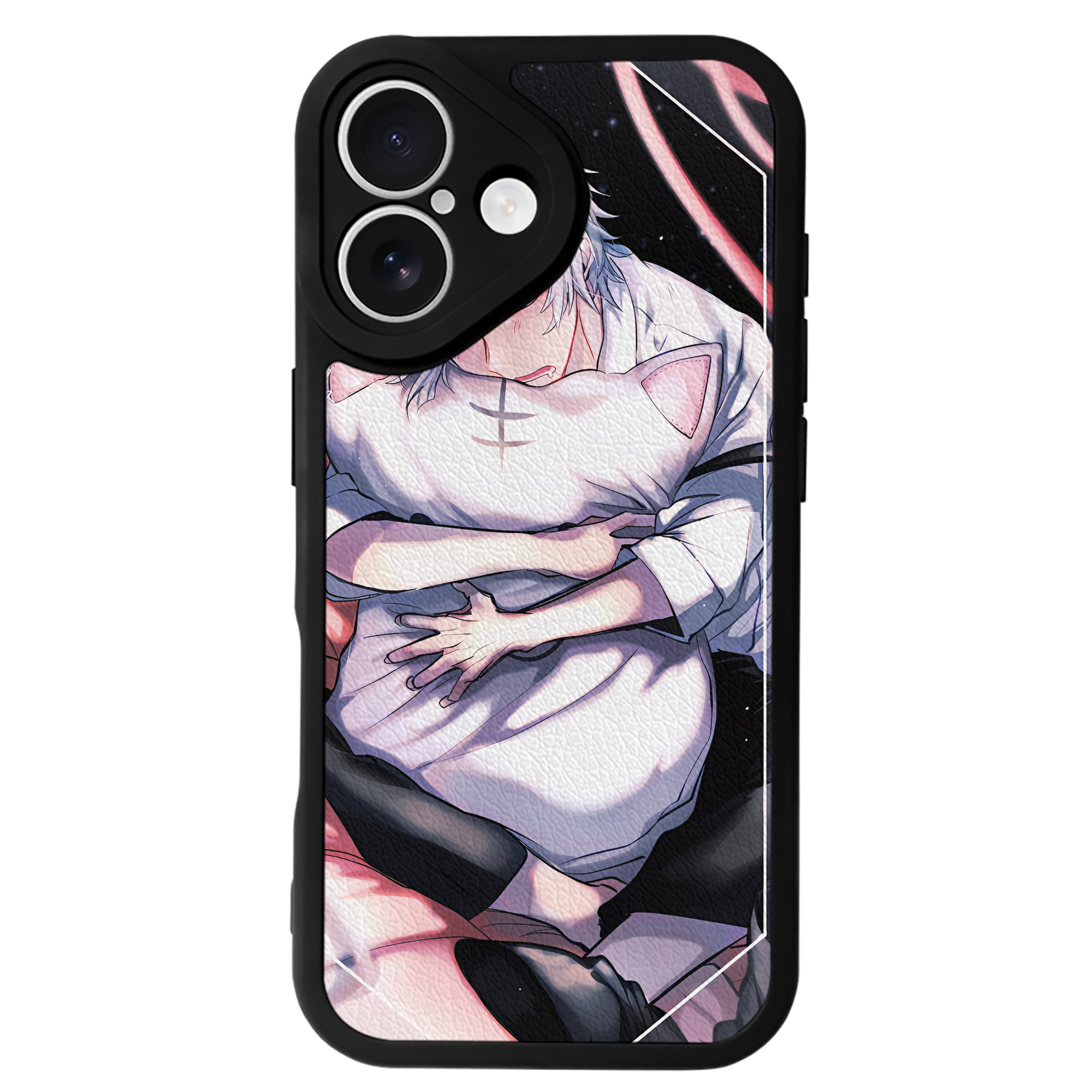 （画像用） 文豪ストレイドッグス Bungo Stray Dogs 【iPhone 16シリーズ対応】シリコンスマホケース（レザー調） 材質：シリコン